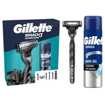 Gillette Set, Mach3 Rasiermesser + Series, reinigendes Rasiergel, 75 ml