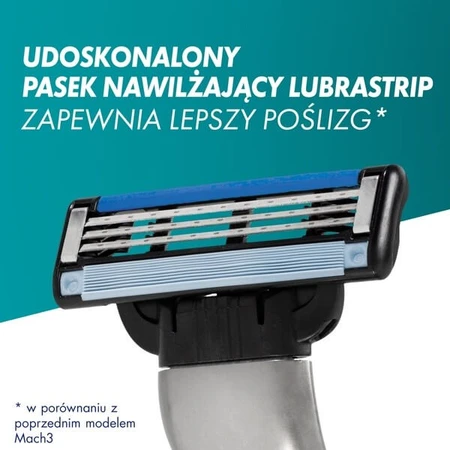 Gillette Set, Mach3 Rasiermesser + Series, reinigendes Rasiergel, 75 ml