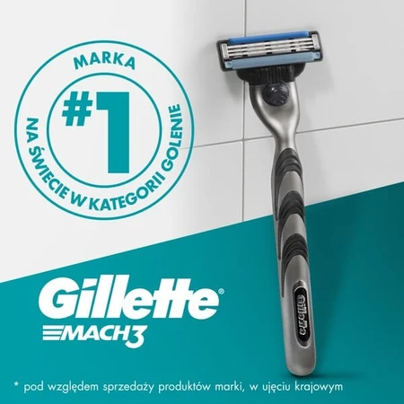 Gillette Set, Mach3 Rasiermesser + Series, reinigendes Rasiergel, 75 ml