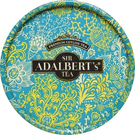 Adalbert's Tea Black Tea Pineapple & ; Cinnamon, thé noir de Ceylan avec des morceaux d'ananas et de cannelle (en vrac), 100 g
