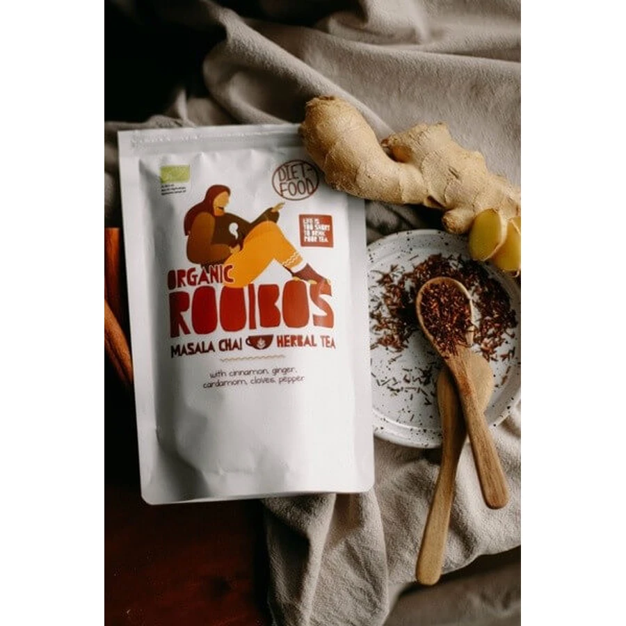 Dieetvoeding Bio Rooibos Masala Chai Thee, bladeren, 100 g