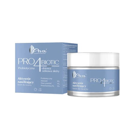 AVA Pro4Biotic, crema hidratante activa para el rostro, 50 ml