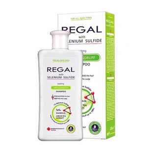 Regal mit Selensulfid, beruhigendes Anti-Schuppen-Shampoo, 200 ml