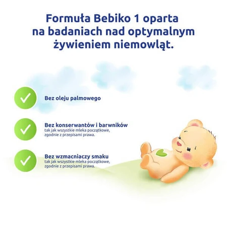 Bebiko 1 nutriFLOR Expert, infant milk for babies from birth, powder, 550 g