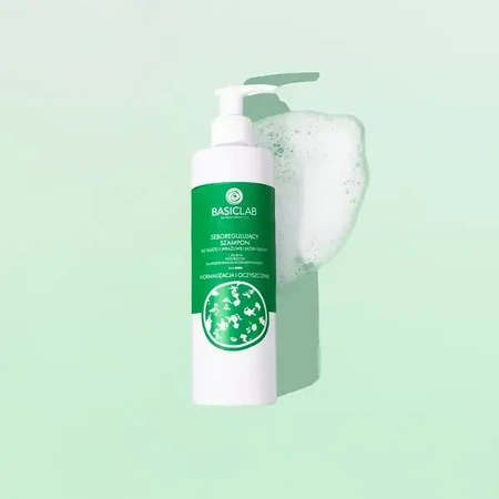 BasicLab Trichologis, seboregulating shampoo for oily and sensitive scalp, 300 ml