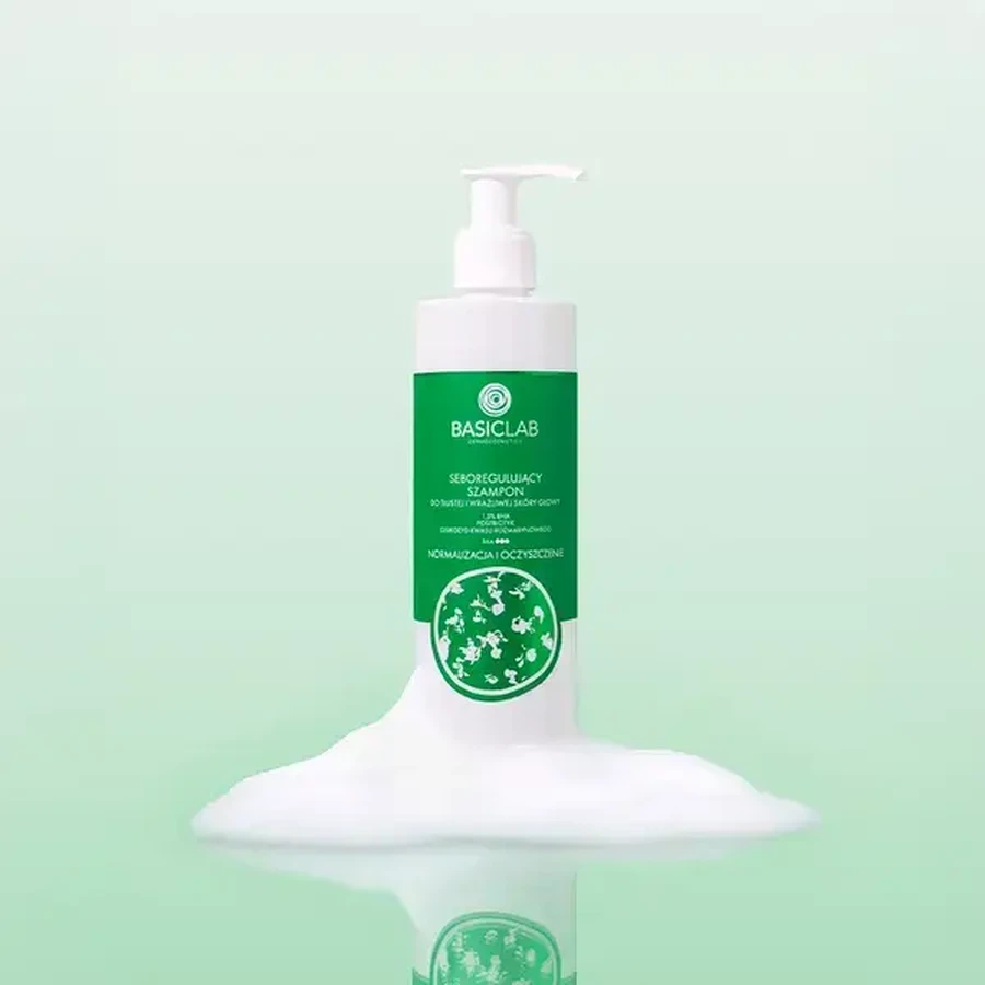 BasicLab Trichologis, seboregulating shampoo for oily and sensitive scalp, 300 ml