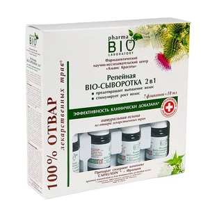Pharma Bio Laboratory, 2-in-1 burdock serum against hair loss, 7 x 10 ml