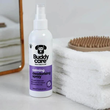 Buddycare, Desodorierungsspray für Hunde, beruhigender Lavendel, 200 ml