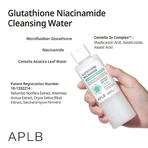 APLB Agua Limpiadora Glutatión Niacinamida, agua micelar con glutatión y niacinamida, 160 ml