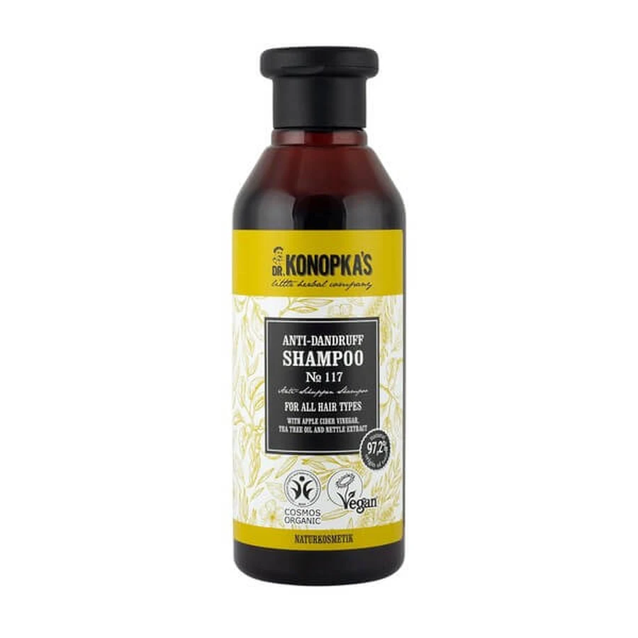 Dr.Konopka's Nº117, anti-dandruff shampoo for all hair types, 280 ml
