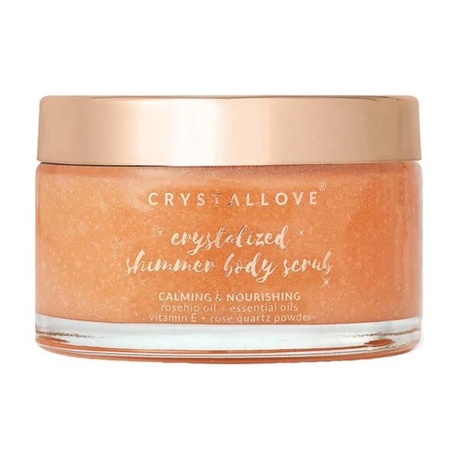 Crystallove, lichaamsscrub met rozenkwarts, 200 g