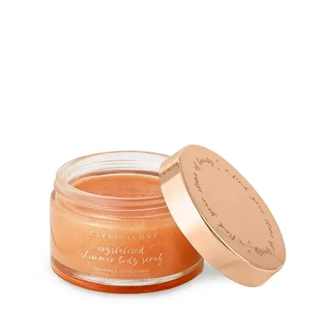 Crystallove, lichaamsscrub met rozenkwarts, 200 g