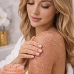 Crystallove, lichaamsscrub met rozenkwarts, 200 g