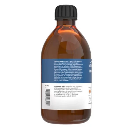 Vitaler's Norweger Tran, Orange, flüssig, 250 ml