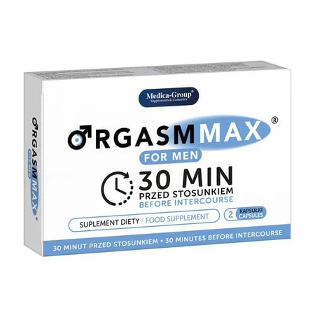 Set of 5 x Orgasm Max for men, 2 capsules