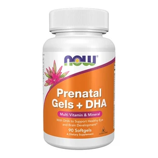 Now Foods, Prenatal Gels + DHA, gélules, 90 pcs.