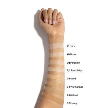 Paese, Nanorevit Natural Finish Longwear Everyday Foundation, langhoudende foundation met een natuurlijke finish, 04 Warm Beige, 30 ml