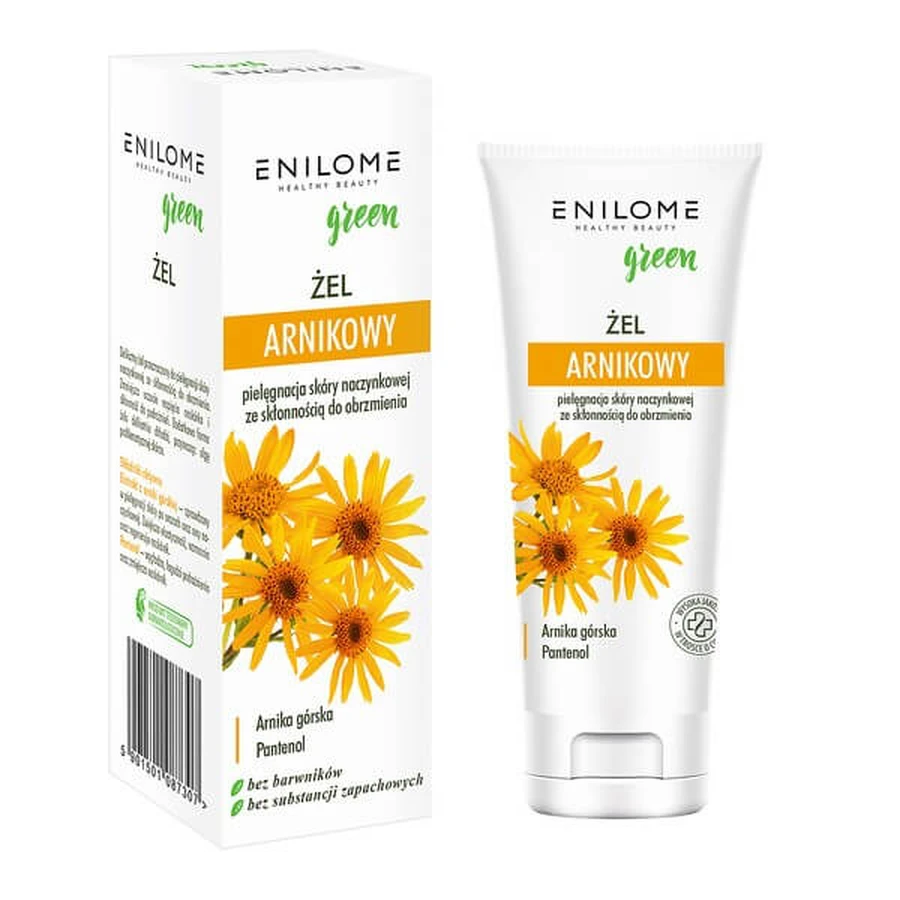 Enilome Healthy Beauty Green, arnica gel, 75 ml