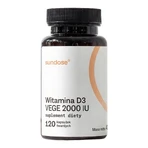Sundose Vitamin D3 Vege 2000 IU, hard capsules, 120 pcs.