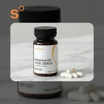 Sundose Vitamin D3 Vege 2000 IU, hard capsules, 120 pcs.