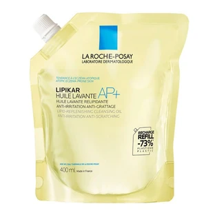 La Roche-Posay Lipikar, AP+ lipid replenishing cleansing oil, refill, 400 ml