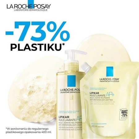 La Roche-Posay Lipikar, AP+ lipid replenishing cleansing oil, refill, 400 ml