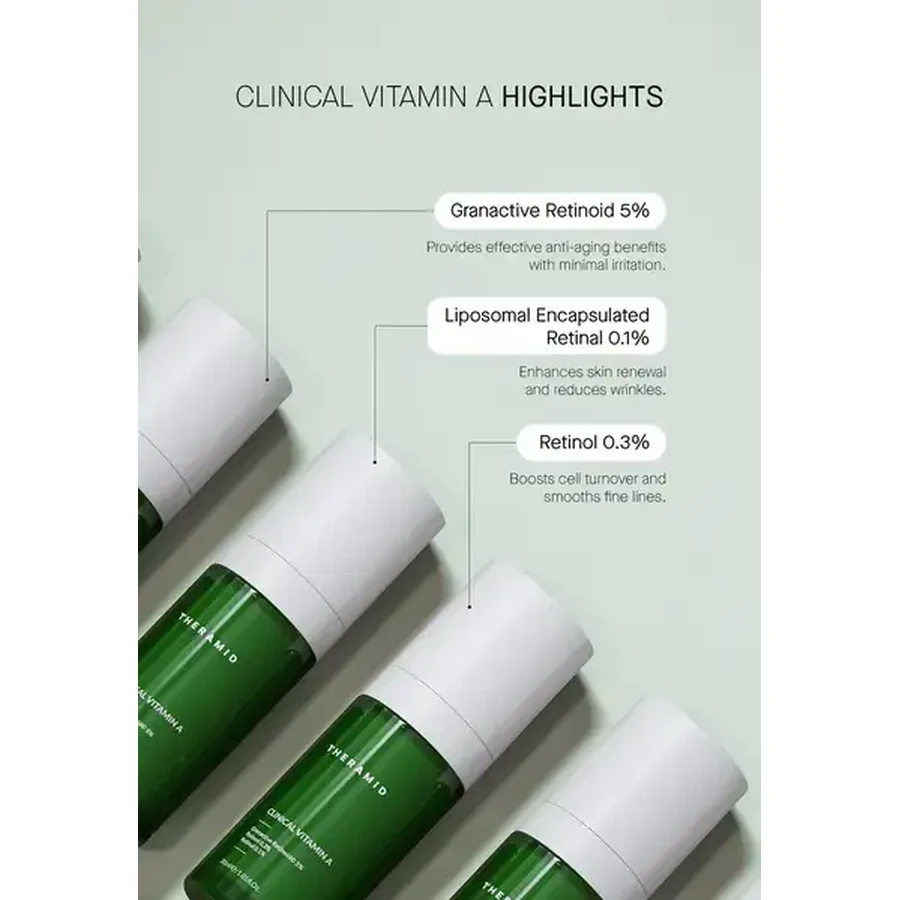 Theramid Clinical Vitamin A, Serum mit hochkonzentriertem Vitamin A, 30 ml