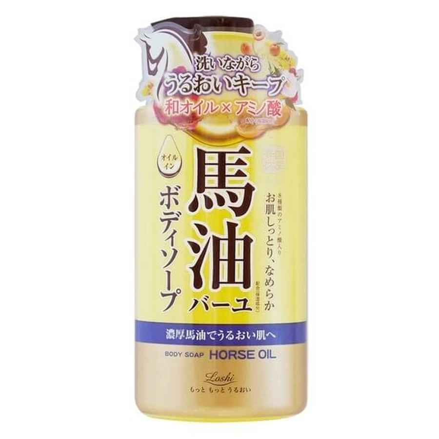 Loshi Moist Aid Aceite En Jabón Corporal BN, jabón corporal, 450 ml.