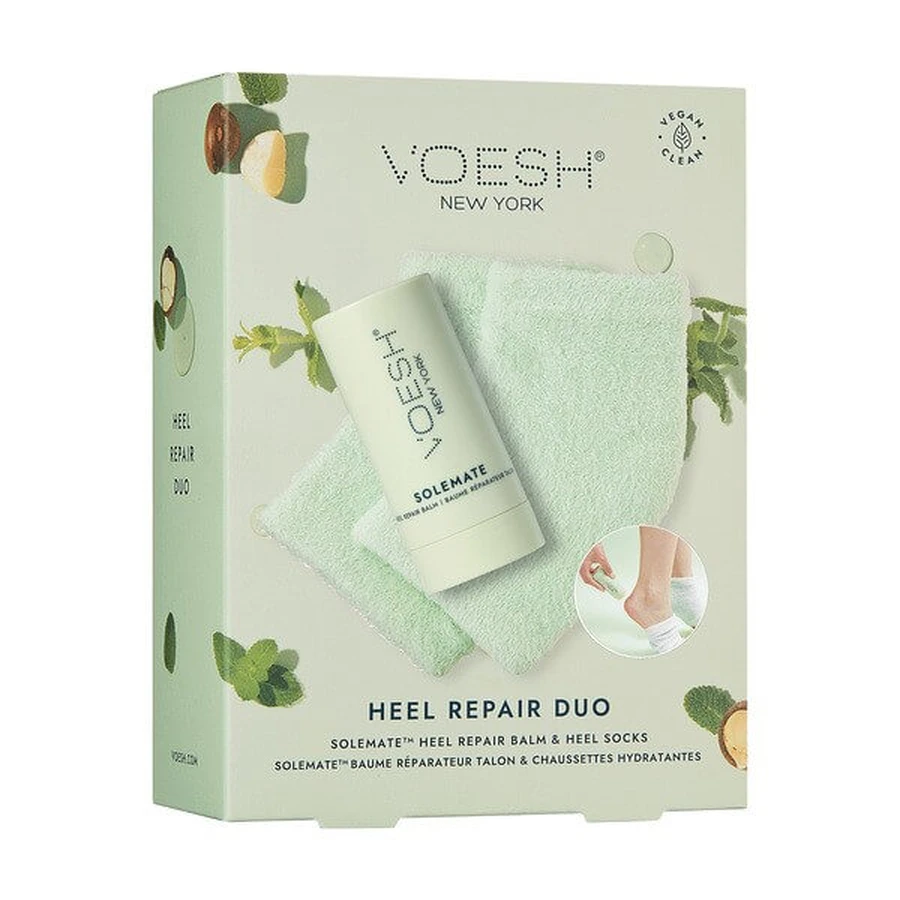 Voesh set, regenererende stick lotion, 22 ml + sokken, 1 paar