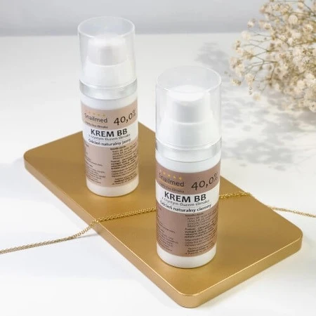 Snailmed, crème BB au mucus d'escargot et à la cire d'abeille, naturel foncé, 50 ml