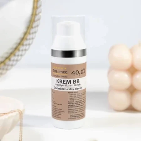Snailmed, crème BB au mucus d'escargot et à la cire d'abeille, naturel foncé, 50 ml