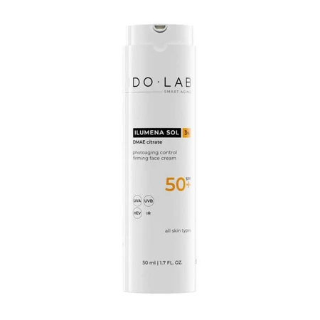 IDO LAB Ilumena Sol, crema antiarrugas e iluminadora con FPS 50+, 50 ml.
