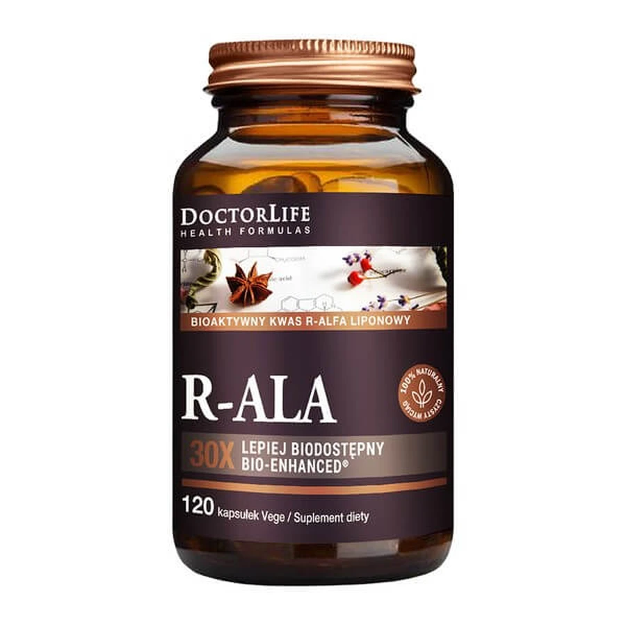 DoctorLife R-ALA, capsules, 120 pcs.