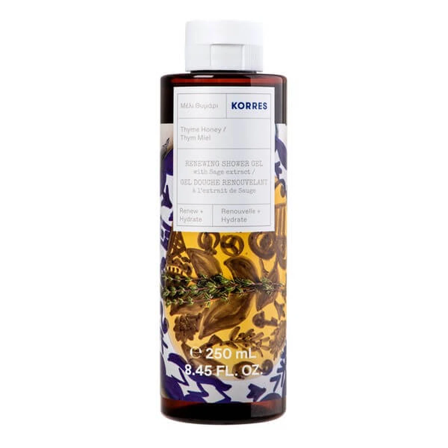 Korres, Gel lavant pour le corps au miel et au thym, 250 ml