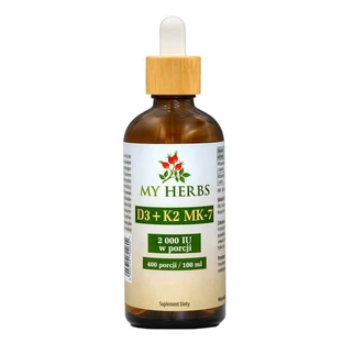 Bio Herbs D3 + K2 MK-7, líquido, 100 ml