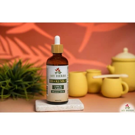 Bio Herbs D3 + K2 MK-7, líquido, 100 ml