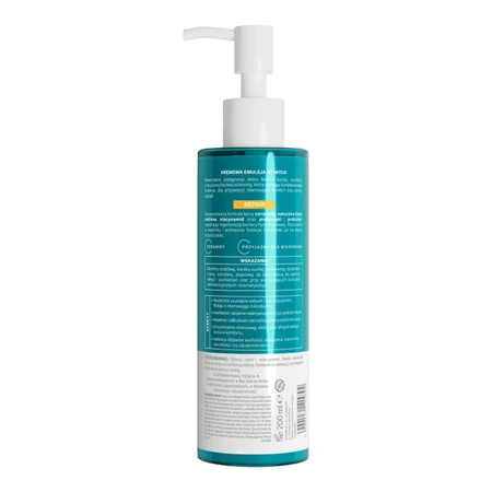 Oillan Repair, émulsion nettoyante crémeuse pour peaux sensibles et très sèches, 200 ml