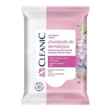 Cleanic, hydraterende en verzachtende make-up remover doekjes, gevoelige en droge huid, 10 stuks.