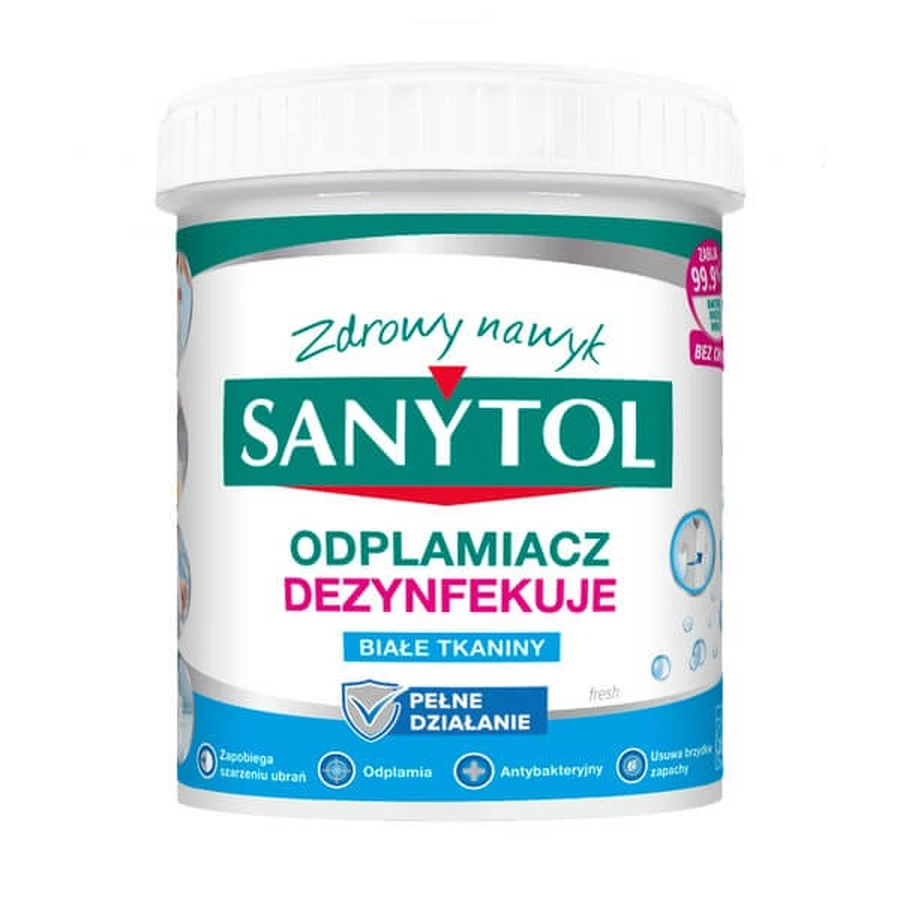 Sanytol, desinfizierendes Fleckenentfernungspulver, für weiße Stoffe, 450 g