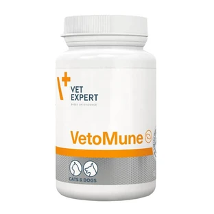 Vet Expert VetoMune, formule de soutien immunitaire pour chiens et chats, gélules détachables, 60 pcs.