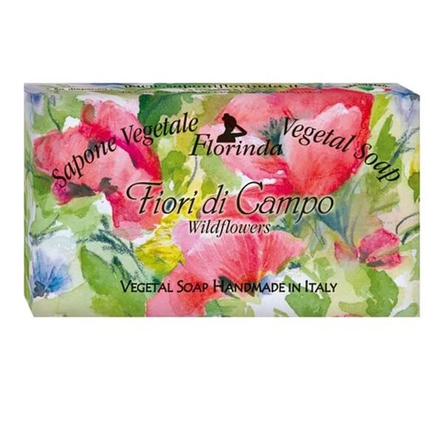 Florinda, natural vegetable soap, field flowers, 100 g
