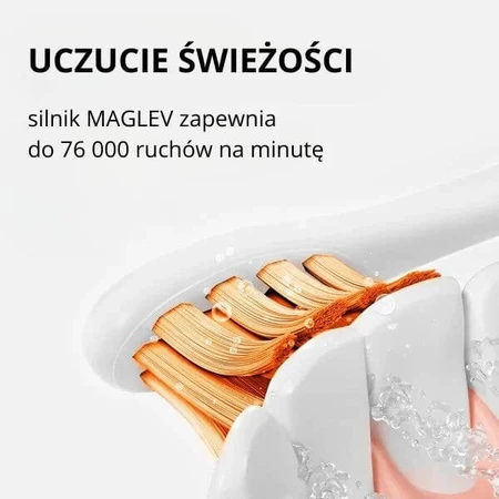 Oclean Flow S, cepillo dental sónico con 3 puntas, negro, 1 ud.