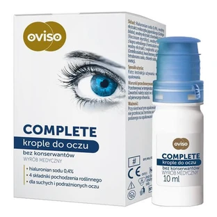 Oviso Complete, preservative-free eye drops, 10 ml