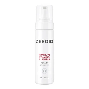 Zeroid Pimprove Foaming Cleanser, Reinigungsschaum für fettige, Mischhaut und zu Akne neigende Haut, 200 ml