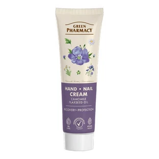 Green Pharmacy, chamomile and linseed oil, hand cream, 100 ml
