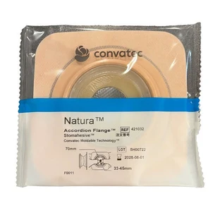 Natura Stomahesive, stomaplaatje, accordeon, 70/33-45 mm, 5 stuks.