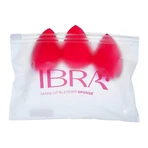 Ibra Makeup Blender Sponge, esponjas de maquillaje, rojo, 3 uds.