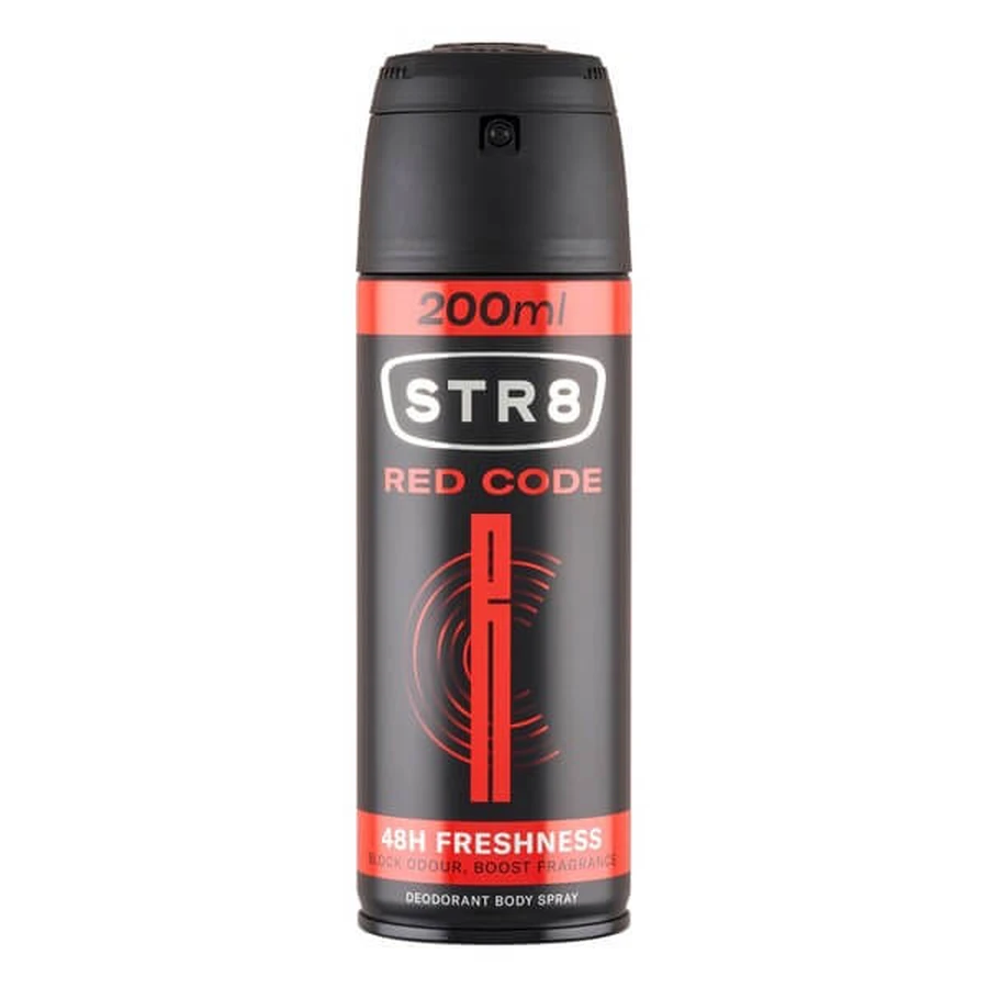 STR8 Red Code, mannen deodorant spray, 200 ml
