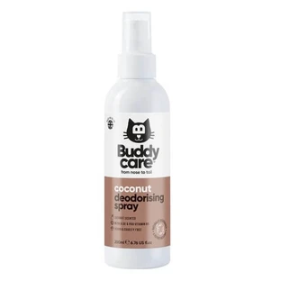 Buddycare, desodorante para gatos en spray, coco, 200 ml