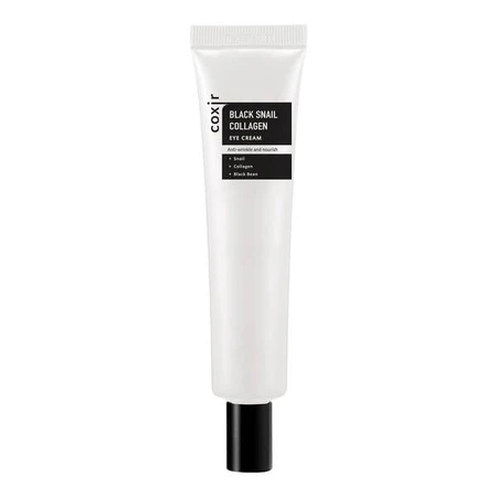 Coxir Black Snail Collagen Eye Cream, anti-rimpel oogcrème, 30 ml